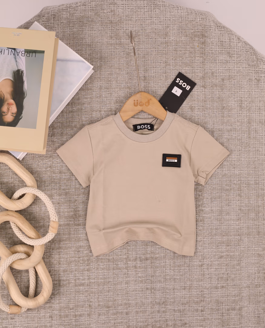 بلوزة BOSS  بريب  - Color بيج غامق 
